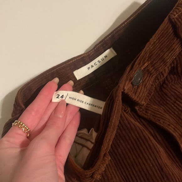 Pacsun high rise carpenter corduroy pants - Picture 3 of 4